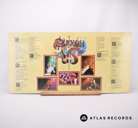 Saxon - Crusader - Sterling Gatefold LP Vinyl Record - EX/EX