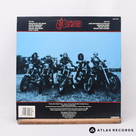 Saxon - Denim And Leather - Damont LP Vinyl Record - EX/EX