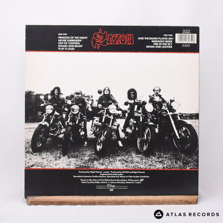 Saxon - Denim And Leather - Penthouse Reissue Nickz LP Vinyl Record - EX/EX