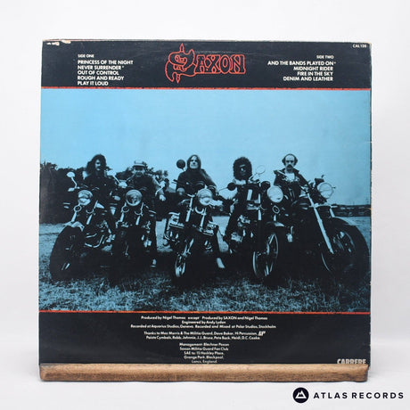 Saxon - Denim And Leather - LP Vinyl Record - VG+/VG+