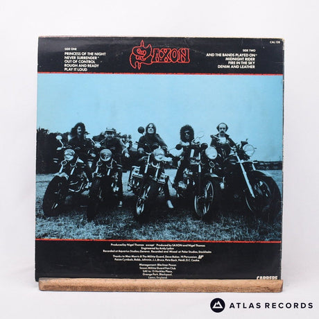 Saxon - Denim And Leather - LP Vinyl Record - VG+/EX