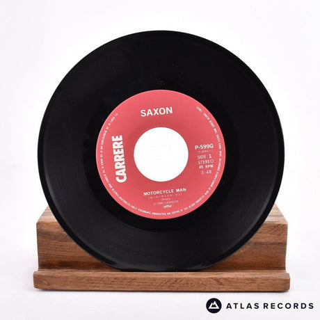 Saxon - Motorcycle Man - Insert 7" Vinyl Record - EX/VG+
