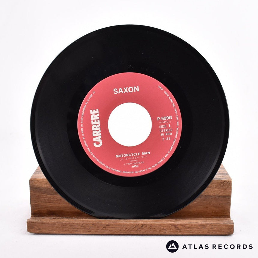 Saxon - Motorcycle Man - Insert 7" Vinyl Record - EX/VG+