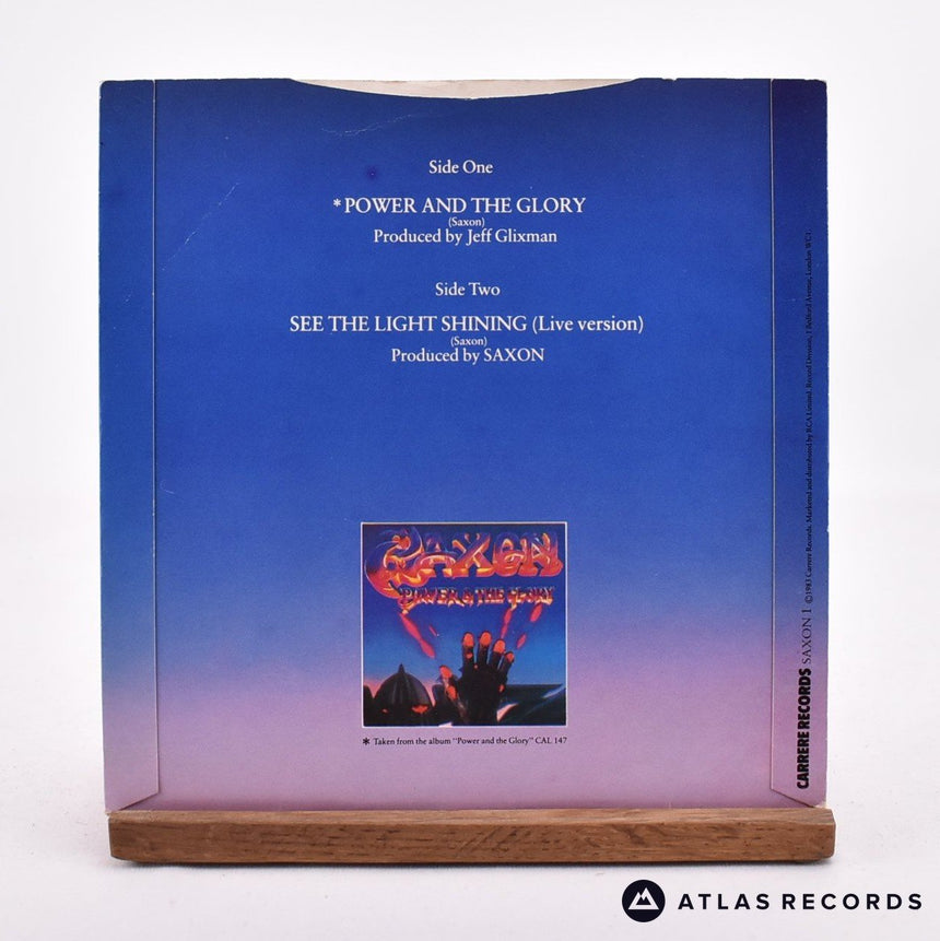 Saxon - Power & The Glory - 7" Vinyl Record - VG+/VG+