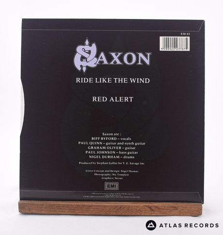 Saxon - Ride Like The Wind - 7" Vinyl Record - EX/EX
