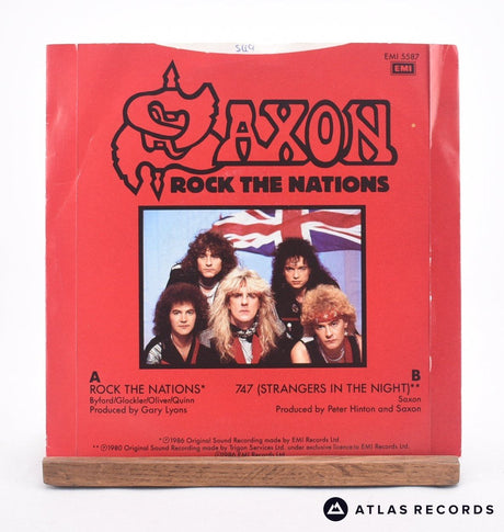 Saxon - Rock The Nations - 7" Vinyl Record - VG+/EX