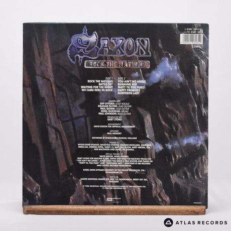 Saxon - Rock The Nations - LP Vinyl Record - EX/VG+