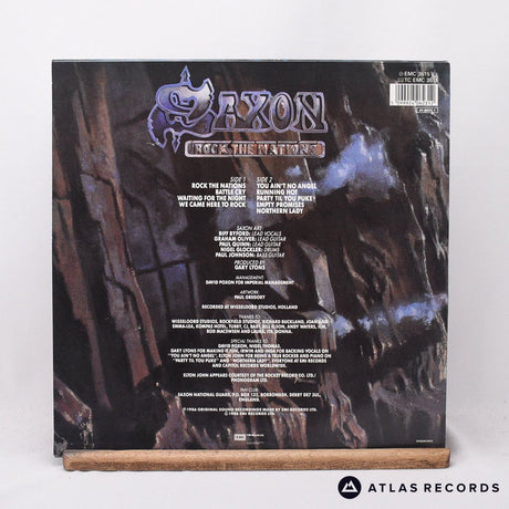 Saxon - Rock The Nations - LP Vinyl Record - EX/EX