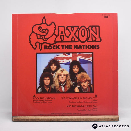 Saxon - Rock The Nations - Clear Limited Edition 12" Vinyl Record - EX/EX