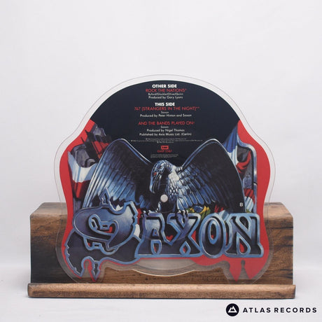 Saxon - Rock The Nations - Limited Edition Picture Disc Shaped 7" Vinyl Record -