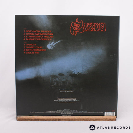 Saxon - Strong Arm Of The Law - White/Black/Red Splatter LP Vinyl Record - NM/NM