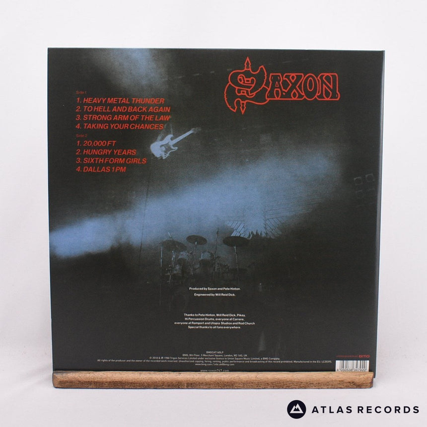 Saxon - Strong Arm Of The Law - White/Black/Red Splatter LP Vinyl Record - NM/NM