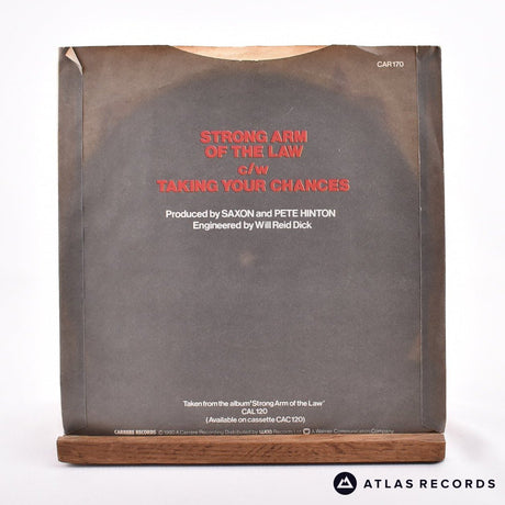 Saxon - Strong Arm Of The Law - 7" Vinyl Record - VG+/EX