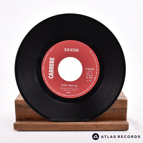 Saxon - Suzie Hold On - Insert 7" Vinyl Record - EX/EX