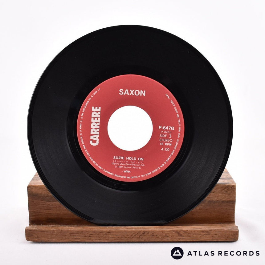 Saxon - Suzie Hold On - Insert 7" Vinyl Record - EX/EX