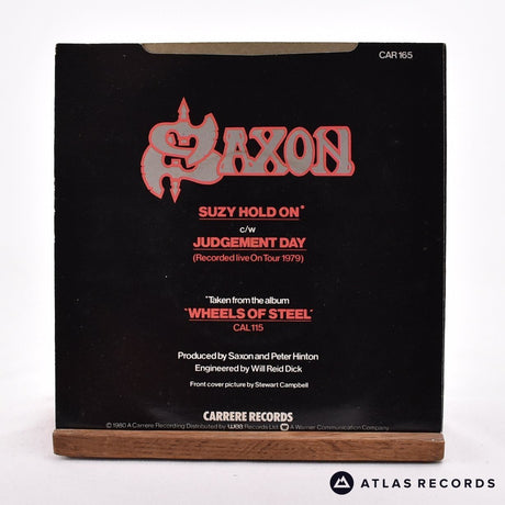 Saxon - Suzy Hold On - 7" Vinyl Record - VG+/EX