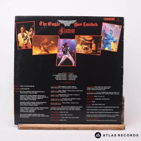 Saxon - The Eagle Has Landed (Live) - A-4U B-3U LP Vinyl Record - VG/VG+
