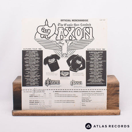 Saxon - The Eagle Has Landed (Live) - A-4U B-3U LP Vinyl Record - VG+/VG+