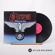 Saxon Wheels Of Steel LP Vinyl Record - Front Cover & Record