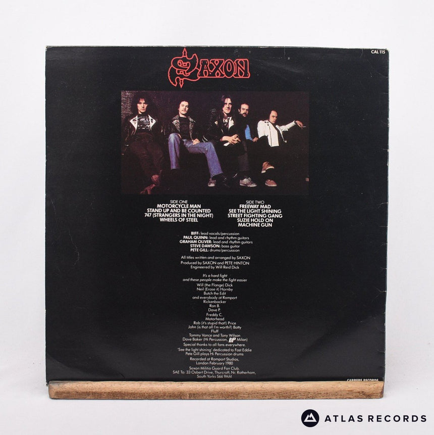 Saxon - Wheels Of Steel - LP Vinyl Record - VG+/VG+