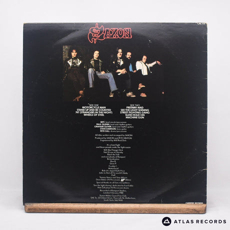 Saxon - Wheels Of Steel - LP Vinyl Record - VG+/VG+