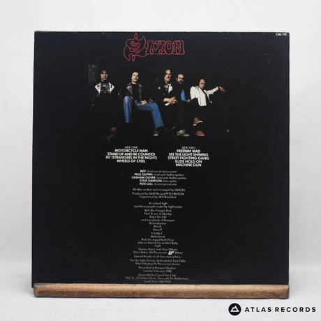 Saxon - Wheels Of Steel - W2 W6 LP Vinyl Record - EX/EX
