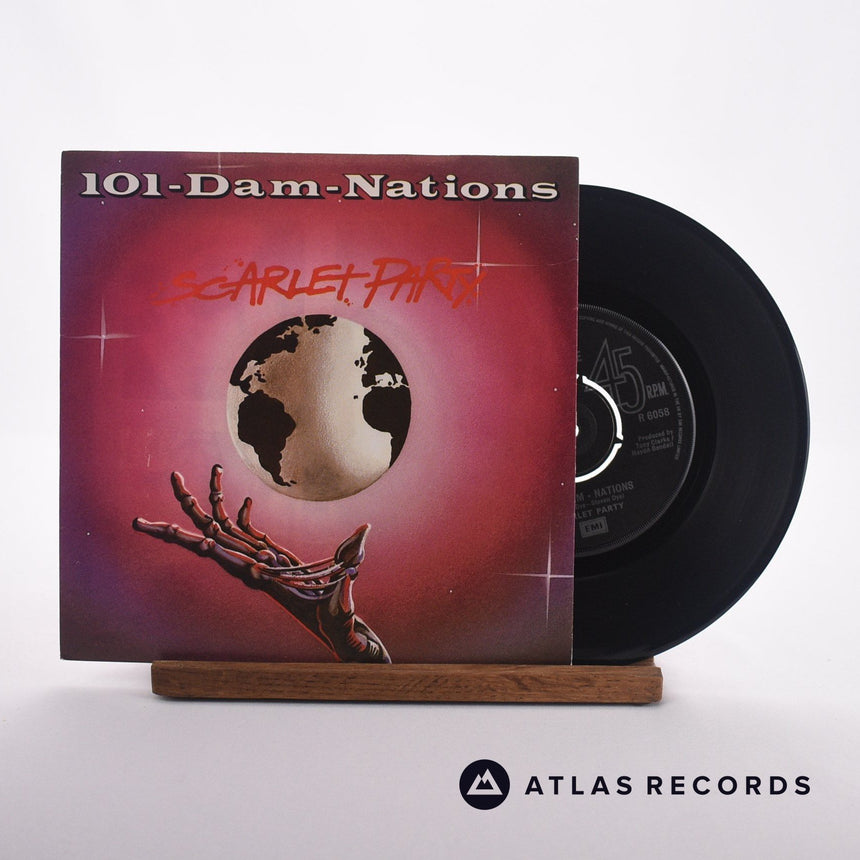 Scarlet Party 101 - Dam - Nations 7" Vinyl Record - Front Cover & Record