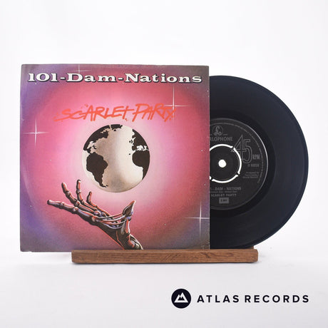 Scarlet Party 101 - Dam - Nations 7" Vinyl Record - Front Cover & Record