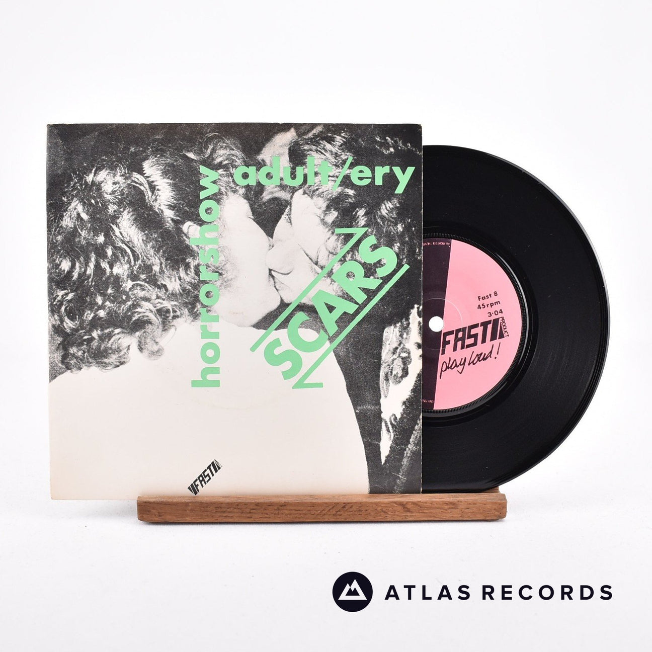 Scars Adult/ery 7" Vinyl Record - Front Cover & Record