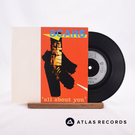 Scars All About You 7" Vinyl Record - Front Cover & Record