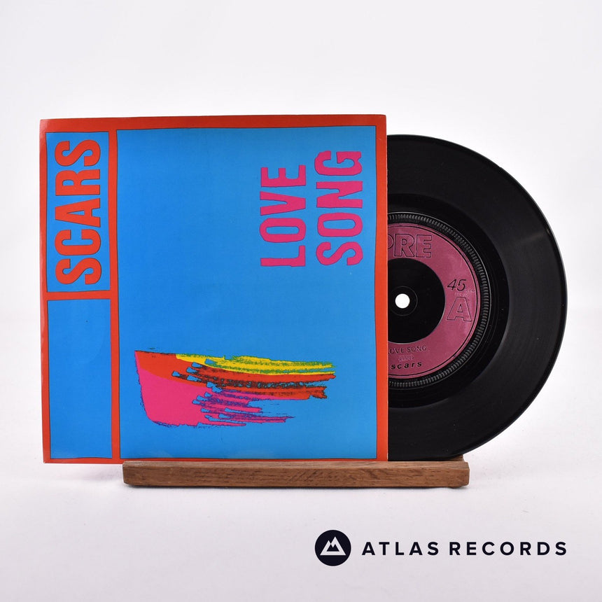 Scars Love Song 7" Vinyl Record - Front Cover & Record