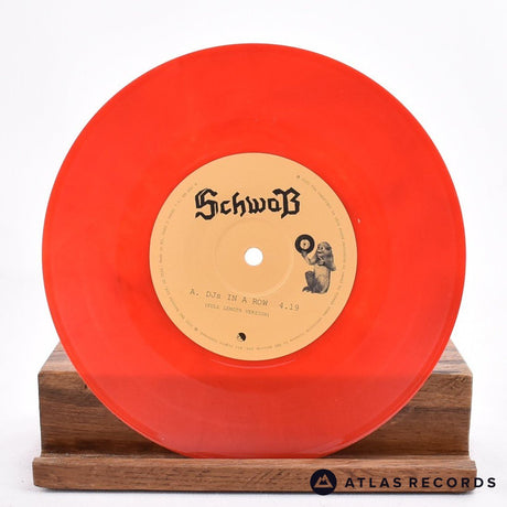 SchwaB - DJs In A Row - Red 7" Vinyl Record - NM/NM