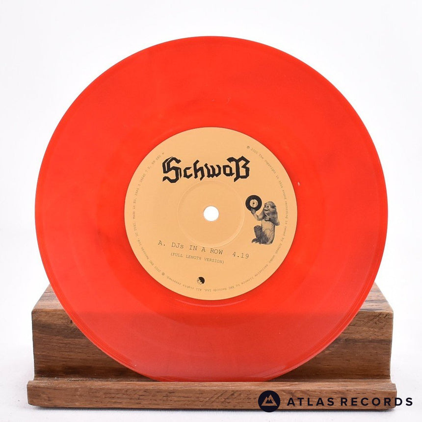 SchwaB - DJs In A Row - Red 7" Vinyl Record - NM/NM