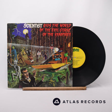 Scientist Scientist Rids The World Of The Evil Curse Of The Vampires LP Vinyl Record - Front Cover & Record