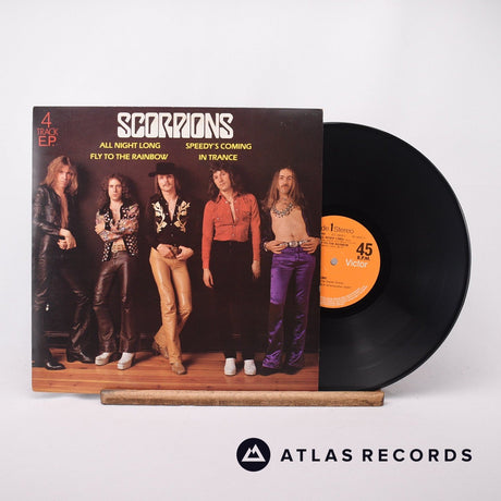 Scorpions All Night Long 12" Vinyl Record - Front Cover & Record