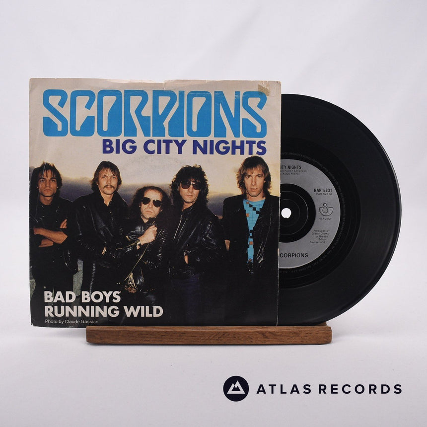 Scorpions Big City Nights 7" Vinyl Record - Front Cover & Record