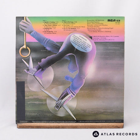 Scorpions - Fly To The Rainbow - Reissue LP Vinyl Record - VG+/EX