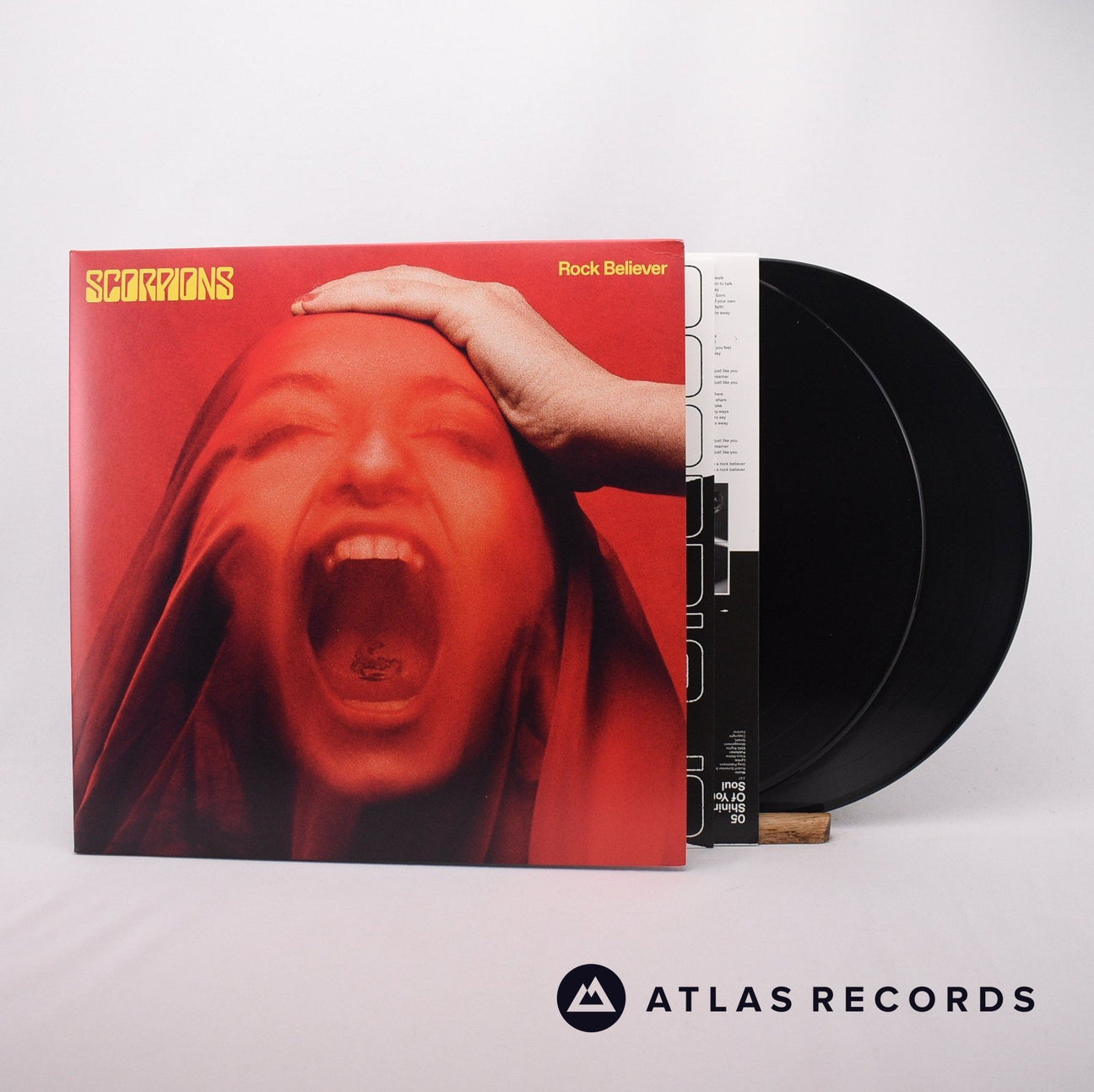 Scorpions Rock Believer 2 x LP Vinyl Record - Front Cover & Record