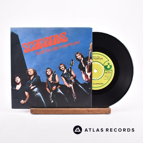 Scorpions Rock You Like A Hurricane 7" Vinyl Record - Front Cover & Record