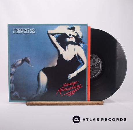 Scorpions Savage Amusement LP Vinyl Record - Front Cover & Record