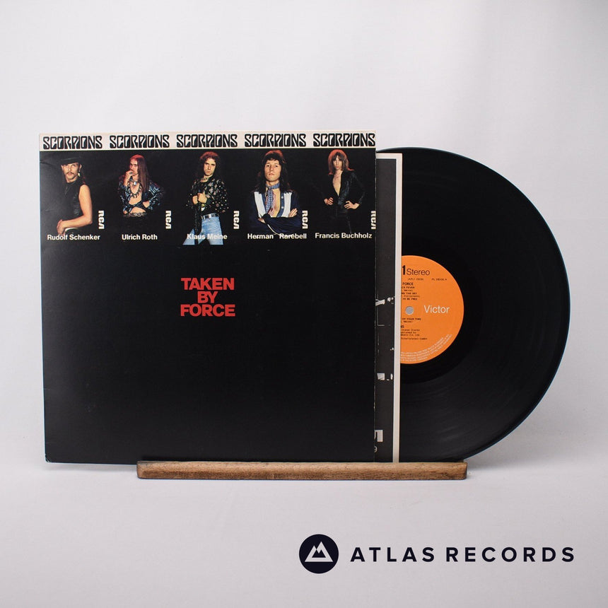 Scorpions Taken By Force LP Vinyl Record - Front Cover & Record