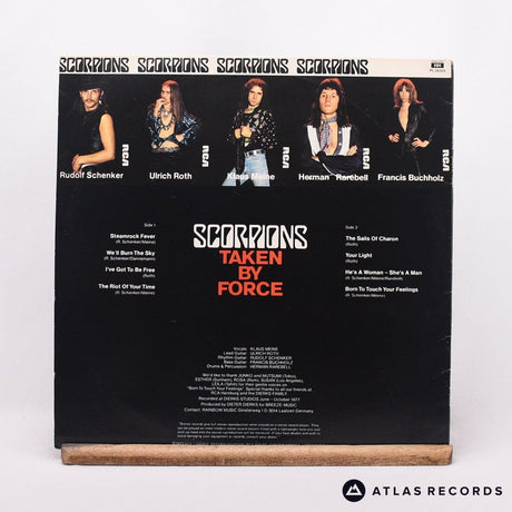 Scorpions - Taken By Force - Insert Reissue LP Vinyl Record - VG+/VG+