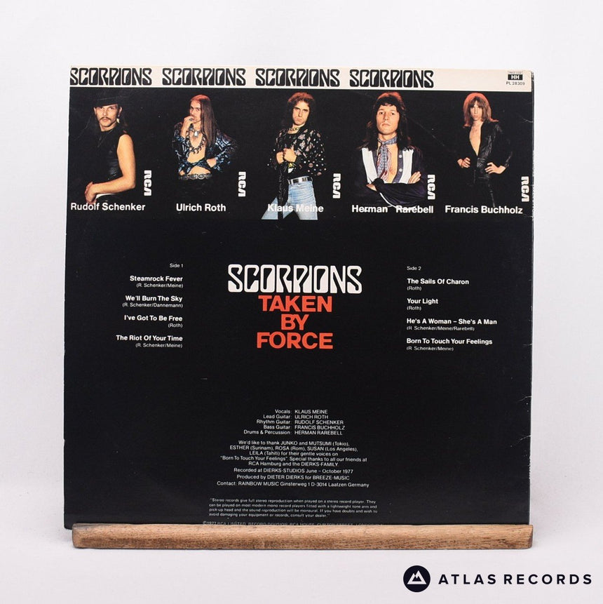 Scorpions - Taken By Force - Insert Reissue LP Vinyl Record - VG+/VG+
