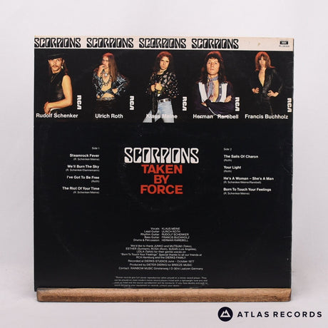 Scorpions - Taken By Force - Lyric Sheet A-1 B-1 LP Vinyl Record - VG+/EX