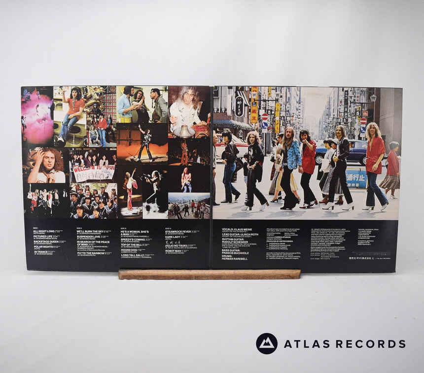 Scorpions - Tokyo Tapes - Embossed Sleeve A B 2 x LP Vinyl Record - VG+/EX