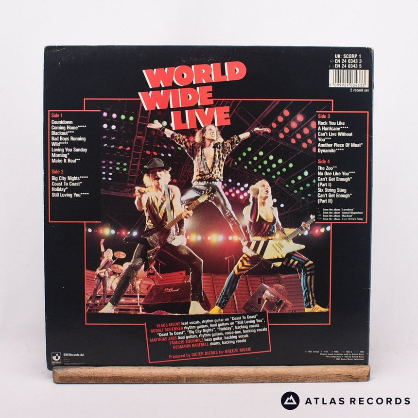 Scorpions - World Wide Live - Gatefold 2 x LP Vinyl Record - VG+/VG+