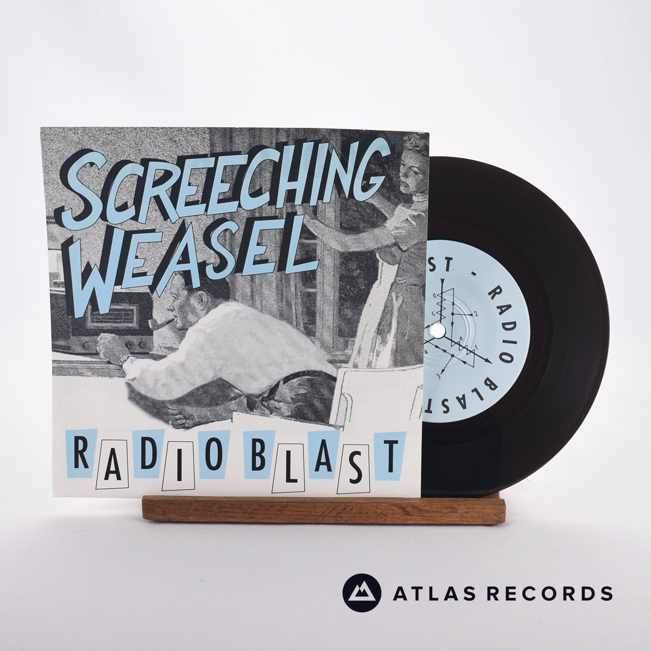 Screeching Weasel Radio Blast 7" Vinyl Record - Front Cover & Record