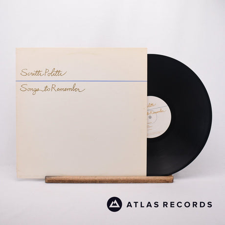 Scritti Politti Songs To Remember LP Vinyl Record - Front Cover & Record