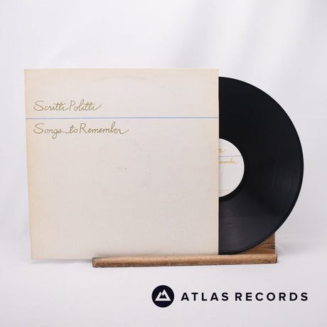 Scritti Politti Songs To Remember LP Vinyl Record - Front Cover & Record