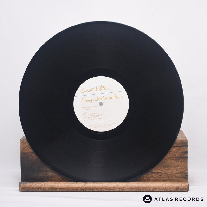 Scritti Politti - Songs To Remember - LP Vinyl Record - VG+/EX